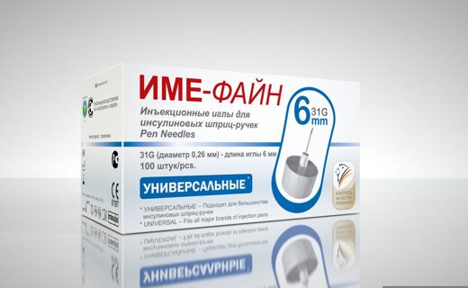 Иглы IME-FINE для шприц-ручек 31G x 6 мм